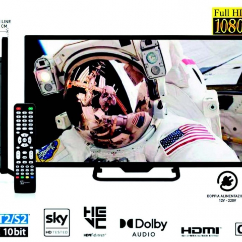 TV LED 22” FULL-HD DVD